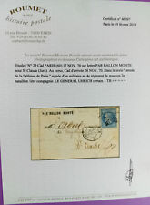 N° 29 sur lettre par ballon monté Càd 17 Nov 70 Le Gl UHRICH Certif Roumet Lot 8