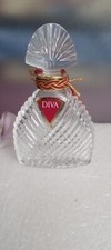 Flacon vide  FACTICE  de miniature de parfum  de Diva d'UNGARO -bouchon en verre