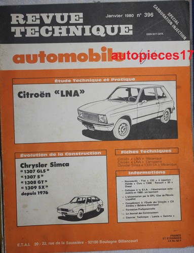 Revue technique automobile - revue, n°