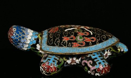 Old china cloisonne enamel - 5'',