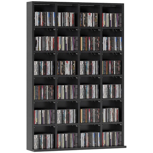 Homcom rangements pour - rangements, cd