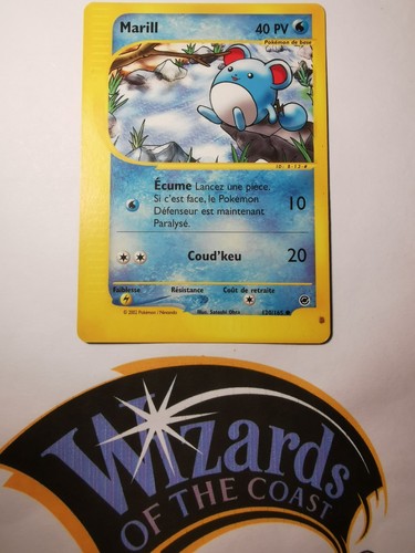 Carte pokémon marill 120 165 - marill, 120/165
