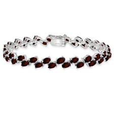 Bracelet De Tennis En Argent
