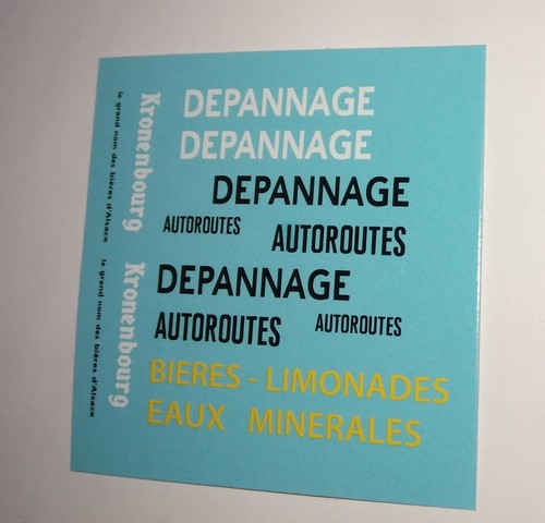 Décalcomanie pour modèle - décalcomanie,
