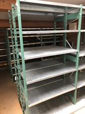 RAYONNAGE TIXIT OCCASION ECHELLE 2 METRES+ 6 TABLETTES 100*40+24 CROCHETS