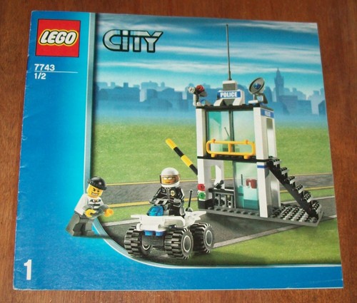 Lego set 7743 city instruction - set,