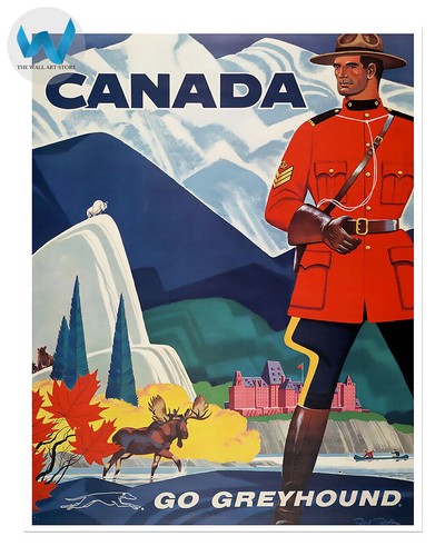 Affiche voyage canada - voyage,