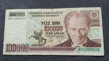 Billet Turquie 100 000 Lira ND