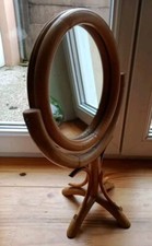 Rotin  Bambou Miroir Rond