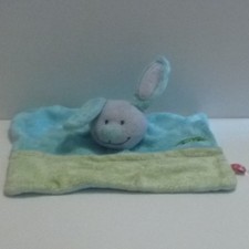 Doudou Lapin Tex - Bleu
