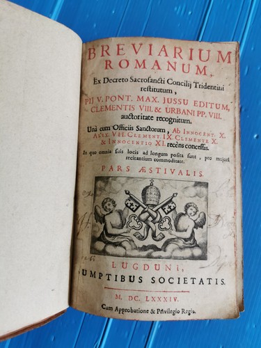Breviarium romanum decreto - breviarium,