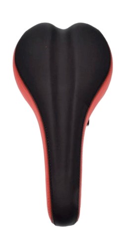 Selle vélo mtb noir - mtb, noir/rouge