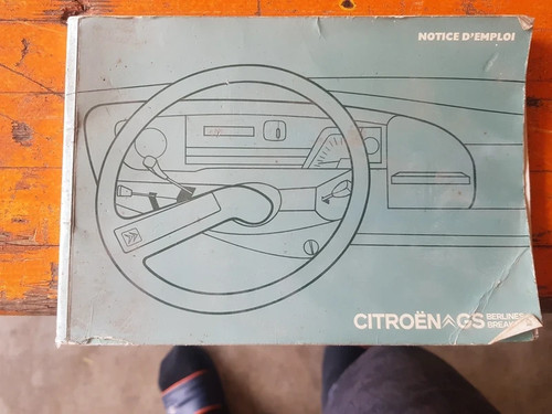 Notice emploi citroën gs - d'emploi,