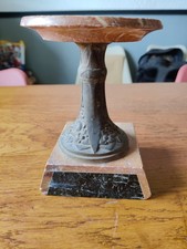 Ancienne Cassolette De Cheminée - Bronze Et Marbre