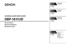 Denon DBP-1611UD Audio/Video