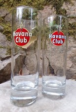 HAVANA CLUB - RON PURO CUBANO ( RHUM ) - CUBA - LOT DE 2 VERRES -  BAR & BISTROT