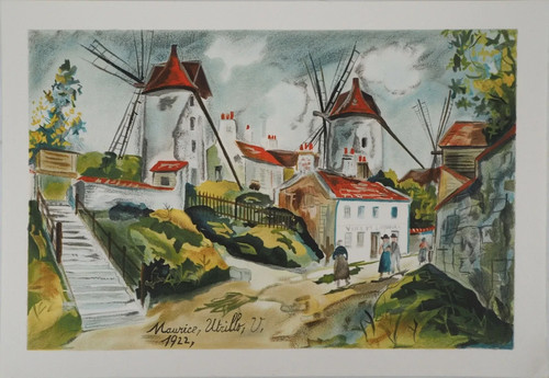 Maurice utrillo les trois - maurice,