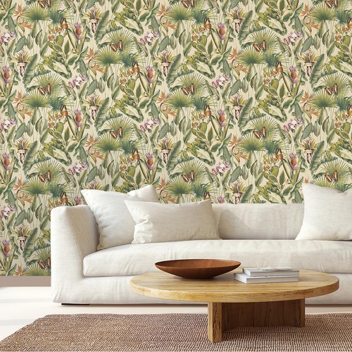 Papier peint jungle paradise - papier,
