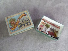 DIORAMA MINIATURE dans une BOÎTE D'ALLUMETTES. Ancien.