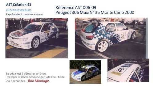 Decal peugeot 306 maxi - decal, 43