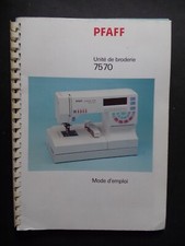 § mode d'emploi PFAFF unité