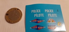 decalcomanie decals police sur