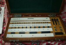 ANCIEN COFFRET DE CALES ETALONS 33 Pièces MANURHIN