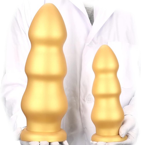 Gold silicone xxl - huge, dildo
