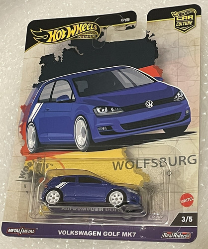 Hot wheels volkswagen golf mk7 - hot,