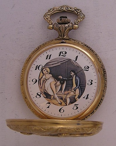 Montre poche érotique - de,