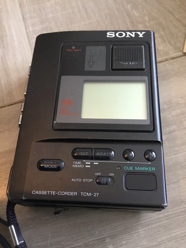 Sony walkman tcm cassette - sony,