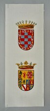 HERALDIQUE - BLASONS - ARMOIRIES - IMPRESSION COULEUR SUR TISSUS-IMP.STERN PARIS