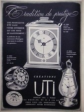 PUBLICITÉ UTI PENDULETTE