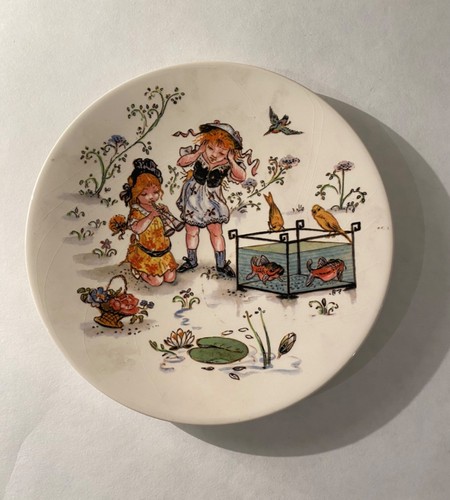Belle assiette sarreguemines - assiette,