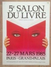 SALON DU LIVRE 1985 AFFICHE