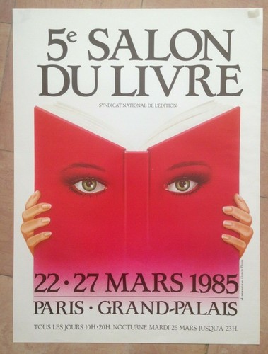 Salon livre 1985 affiche - 1985,