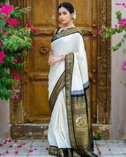 Prachi Saree Indien Sari Mariage Fête Pakistanais Designer Mariée Bollywood