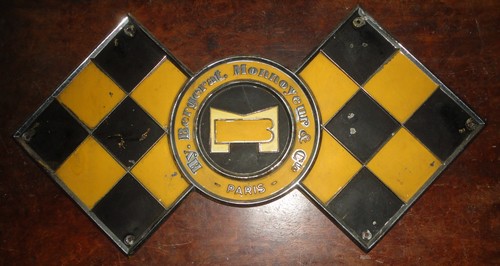 Rare plaque métal - métal, ancien