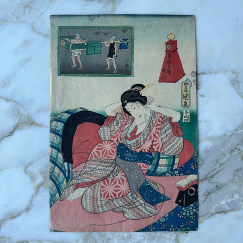Estampe japonaise ancienne