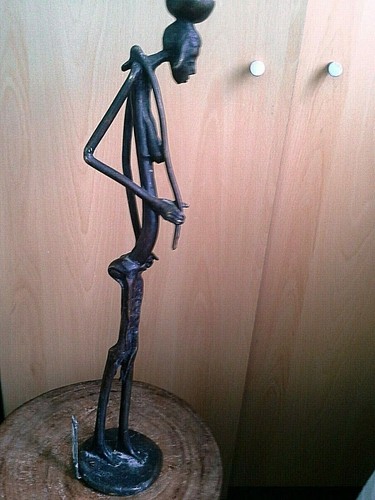 Belle statue bronze femme - statue,