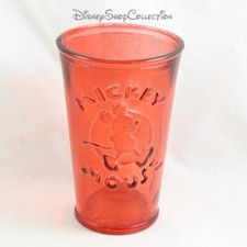 Verre épais Mickey Mouse DISNEY rouge relief 12 cm (MO)