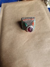 Bague ethnique argent - bague,