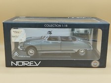 1/18 Citroën DS 19 Cabriolet Gris 1961 Norev "Haut de Gamme" ref: 181560 Défaut