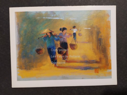 Porteurs eau art peinture - porteurs,
