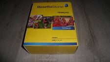Rosetta Stone - logiciel d'apprentissage FRANCAIS totale - level 1 2 3 - scellé 