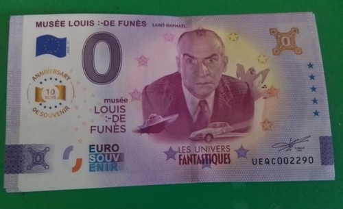 Billet zero euro musee - billet,