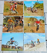 GRAND FORMAT CPA PHOTOS carte poster COURSE de MOTOCROSS moto race CECAMI ITALIE