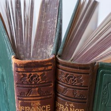 La France, géographie illustrée Larousse, 1ère édition 1910, 2 tomes