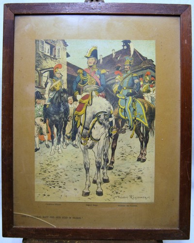 Estampe encadrée 1911 - estampe, regamey