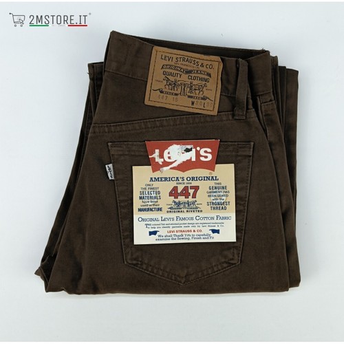 Jeans levi 447 marron - jeans,